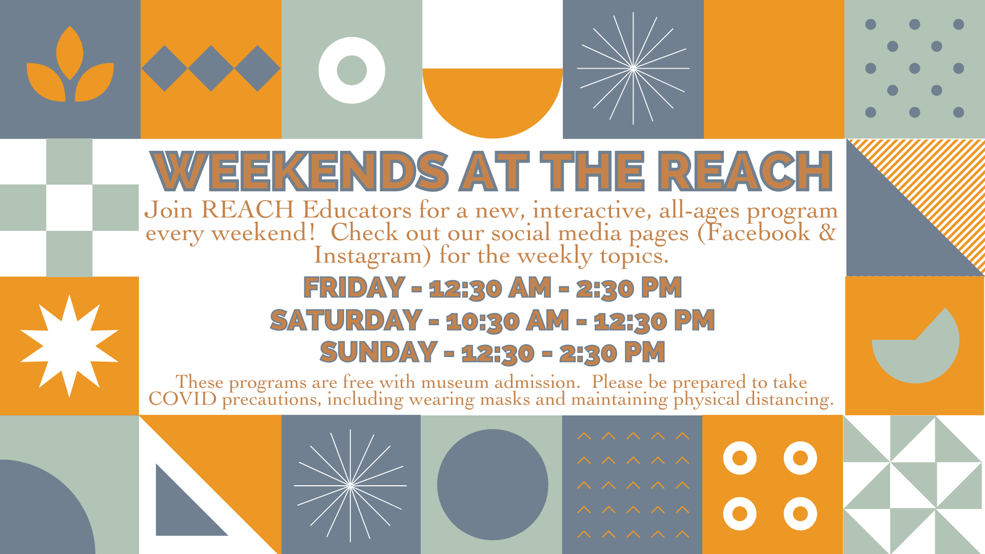 weekends at the reach